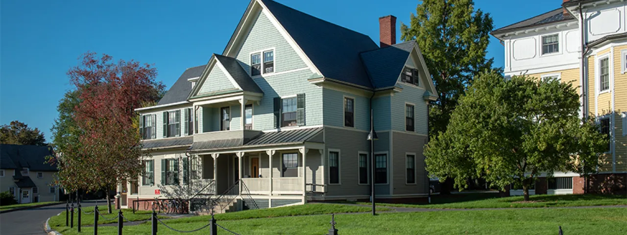 Exterior of two Smith houses