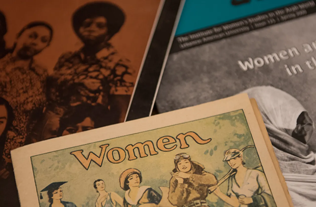 Collage of assorted archival images for the Archives Concentration Banner