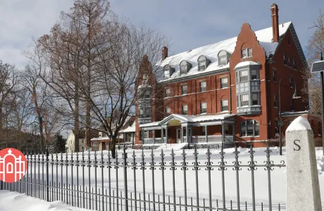 Snow on campus